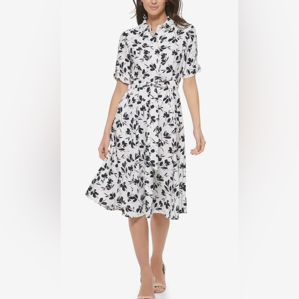 💖 NWT CALVIN KLEIN SHIRT DRESS